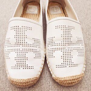 EUC Tory Burch Leather Espadrilles, Sz 9.5